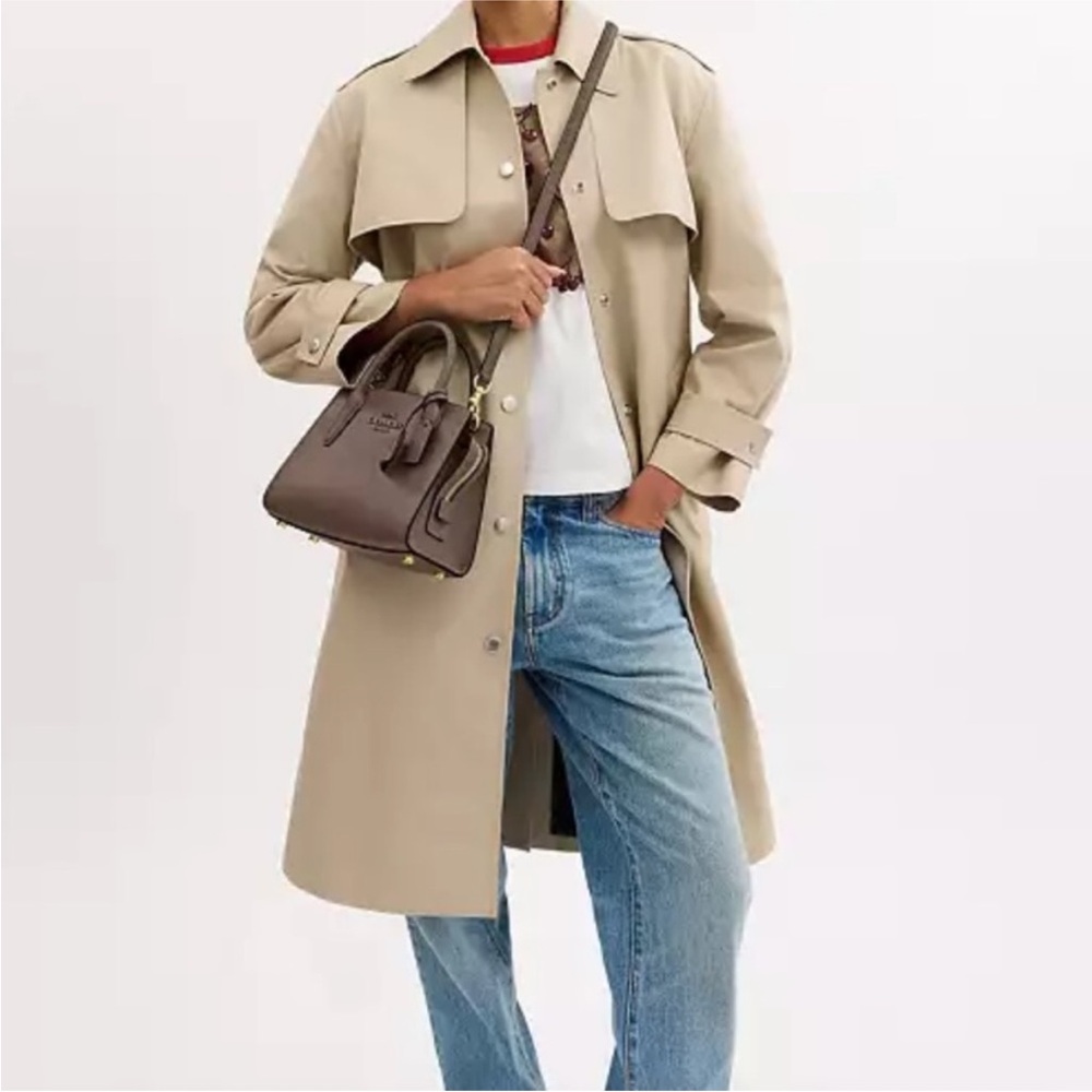 COACH Andrea Carryall Leather Bag